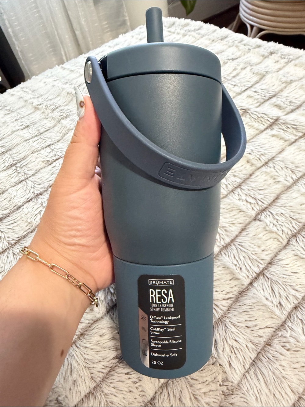 Brumate Resa 25 oz Travel Tumbler in Slate Blue